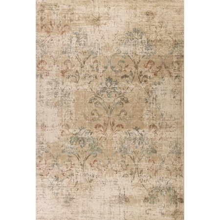 Homeroots HomeRoots 353473 3 ft. 3 in. x 4 ft. 11 in. Polypropylene Champagne Area Rug 353473